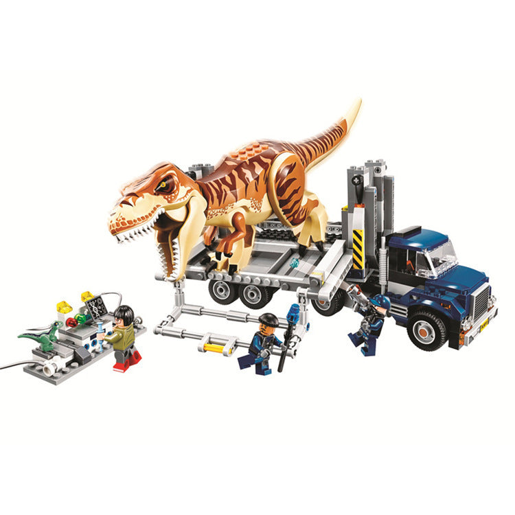 Jurassic dinosaur building block toy