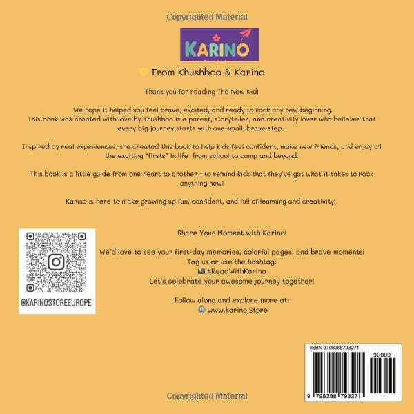 The New Kid: “How to Start Something New and Rock It!” A Fun and Helpful Guide for Kids to Prepare for School, Camp & More!