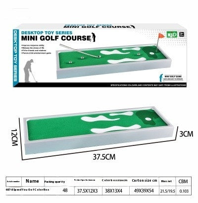 Children's Mini Wooden Desktop Golf Game Toy